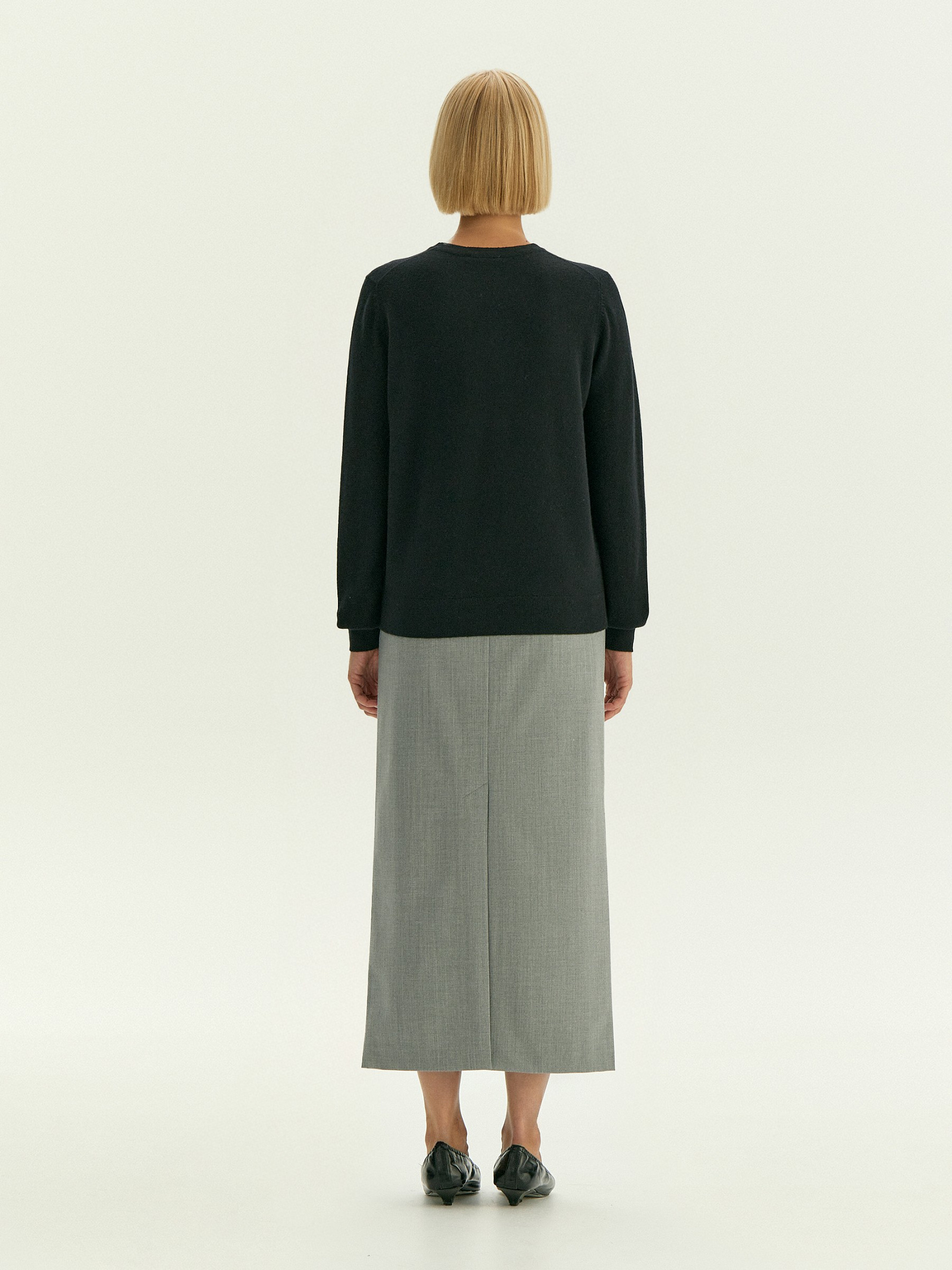 Джемпер из вискозного трикотажа с добавлением шерсти